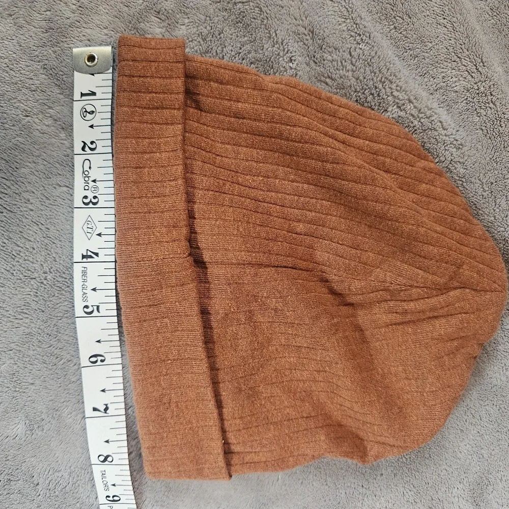 Kate Quinn 2T-4T Orange Beanie Hat Winter Fall‎ Ribbed